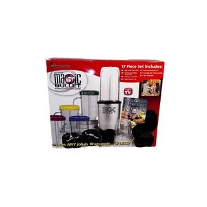 Magic Bullet Express Blender Set Smoothie Chopper Juicer Complete Set No Booklet